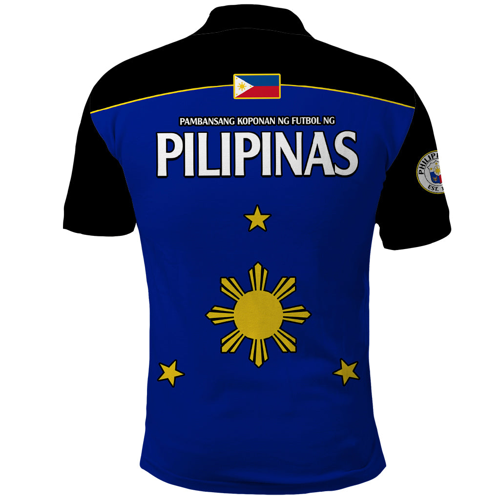 Philippines Concept Home Football Polo Shirt Pilipinas Flag Black Style 2023 LT9 - Polynesian Pride