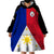 Philippines Concept Home Football Wearable Blanket Hoodie Pilipinas Flag Black Style 2023 LT9 - Polynesian Pride