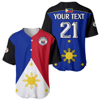 (Custom Text And Number) Philippines Concept Home Football Baseball Jersey Pilipinas Flag Black Style 2023 LT9 - Polynesian Pride