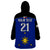 (Custom Text And Number) Philippines Concept Home Football Wearable Blanket Hoodie Pilipinas Flag Black Style 2023 LT9 - Polynesian Pride