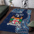 Personalised Fiji 54th Anniversary Area Rug Siga Ni Bula Galala Marautaki O Viti LT9