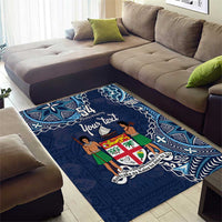 Personalised Fiji 54th Anniversary Area Rug Siga Ni Bula Galala Marautaki O Viti LT9