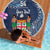 Personalised Fiji 54th Anniversary Beach Blanket Siga Ni Bula Galala Marautaki O Viti LT9