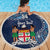 Personalised Fiji 54th Anniversary Beach Blanket Siga Ni Bula Galala Marautaki O Viti LT9