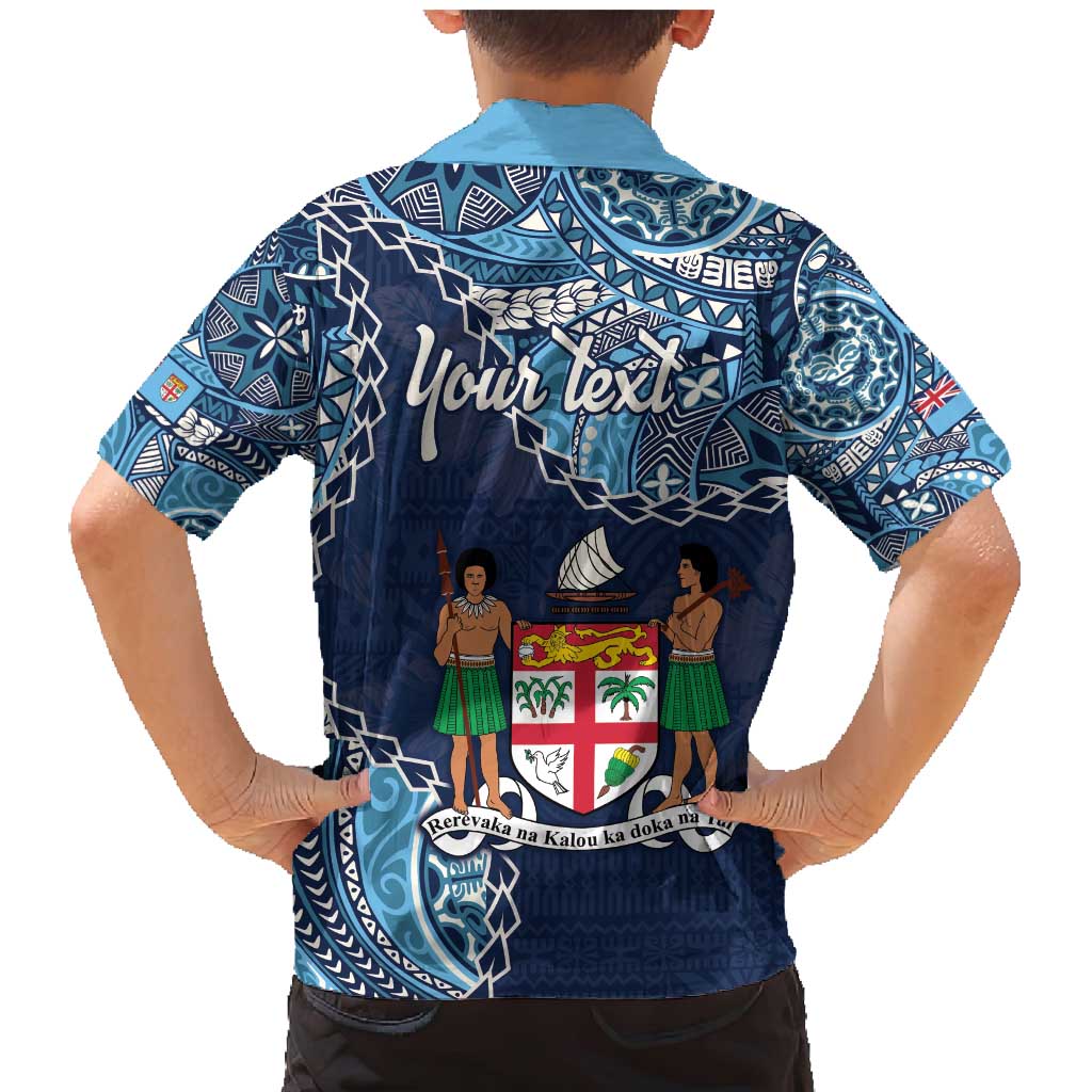 Personalised Fiji 54th Anniversary Family Matching Mermaid Dress and Hawaiian Shirt Siga Ni Bula Galala Marautaki O Viti LT9