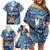 Personalised Fiji 54th Anniversary Family Matching Off Shoulder Short Dress and Hawaiian Shirt Siga Ni Bula Galala Marautaki O Viti LT9