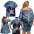 Personalised Fiji 54th Anniversary Family Matching Off Shoulder Short Dress and Hawaiian Shirt Siga Ni Bula Galala Marautaki O Viti LT9