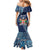 Personalised Fiji 54th Anniversary Mermaid Dress Siga Ni Bula Galala Marautaki O Viti LT9