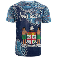 Personalised Fiji 54th Anniversary T Shirt Siga Ni Bula Galala Marautaki O Viti LT9