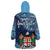 Personalised Fiji 54th Anniversary Wearable Blanket Hoodie Siga Ni Bula Galala Marautaki O Viti LT9