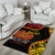 Personalised Papua New Guinea 49th Anniversary Area Rug Hapi De bilong Indipendens Papua Niugini