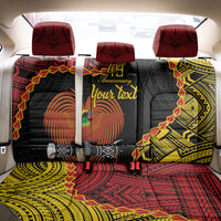 Personalised Papua New Guinea 49th Anniversary Back Car Seat Cover Hapi De bilong Indipendens Papua Niugini