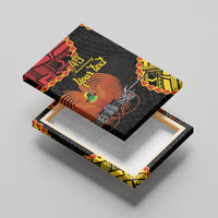 Personalised Papua New Guinea 49th Anniversary Canvas Wall Art Hapi De bilong Indipendens Papua Niugini LT9 - Polynesian Pride