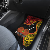 Personalised Papua New Guinea 49th Anniversary Car Mats Hapi De bilong Indipendens Papua Niugini LT9 - Polynesian Pride