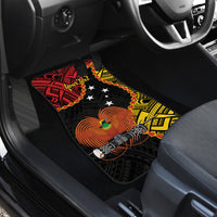 Personalised Papua New Guinea 49th Anniversary Car Mats Hapi De bilong Indipendens Papua Niugini LT9 - Polynesian Pride