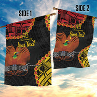 Personalised Papua New Guinea 49th Anniversary Garden Flag Hapi De bilong Indipendens Papua Niugini LT9 - Polynesian Pride