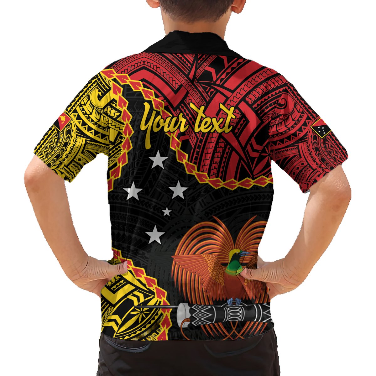 Personalised Papua New Guinea 49th Anniversary Hawaiian Shirt Hapi De bilong Indipendens Papua Niugini