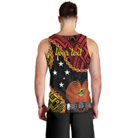 Personalised Papua New Guinea 49th Anniversary Men Tank Top Hapi De bilong Indipendens Papua Niugini LT9 - Polynesian Pride