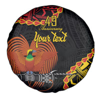 Personalised Papua New Guinea 49th Anniversary Spare Tire Cover Hapi De bilong Indipendens Papua Niugini LT9 - Polynesian Pride
