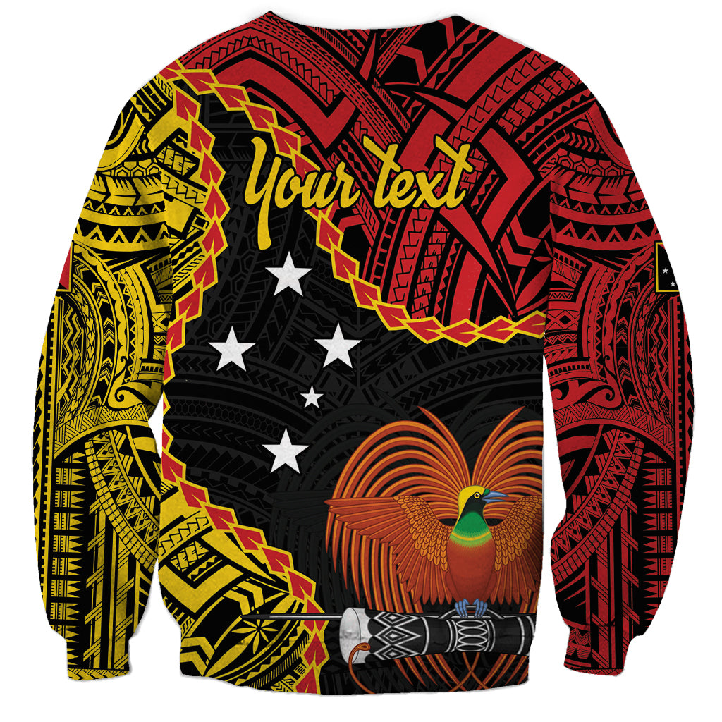 Personalised Papua New Guinea 49th Anniversary Sweatshirt Hapi De bilong Indipendens Papua Niugini LT9 - Polynesian Pride