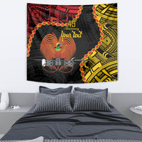 Personalised Papua New Guinea 49th Anniversary Tapestry Hapi De bilong Indipendens Papua Niugini LT9 - Polynesian Pride