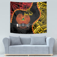 Personalised Papua New Guinea 49th Anniversary Tapestry Hapi De bilong Indipendens Papua Niugini LT9 - Polynesian Pride