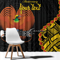 Personalised Papua New Guinea 49th Anniversary Window Curtain Hapi De bilong Indipendens Papua Niugini LT9 - Polynesian Pride