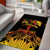 Personalised Papua New Guinea 49th Anniversary Area Rug Bird of Paradise Unity In Diversity