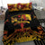 Personalised Papua New Guinea 49th Anniversary Bedding Set Bird of Paradise Unity In Diversity