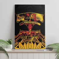 Personalised Papua New Guinea 49th Anniversary Canvas Wall Art Bird of Paradise Unity In Diversity LT9 - Polynesian Pride