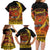 Personalised Papua New Guinea 49th Anniversary Family Matching Long Sleeve Bodycon Dress and Hawaiian Shirt Bird of Paradise Unity In Diversity