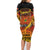 Personalised Papua New Guinea 49th Anniversary Family Matching Long Sleeve Bodycon Dress and Hawaiian Shirt Bird of Paradise Unity In Diversity