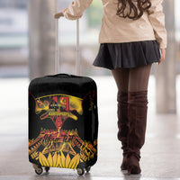 Personalised Papua New Guinea 49th Anniversary Luggage Cover Bird of Paradise Unity In Diversity