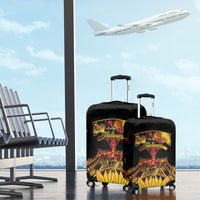 Personalised Papua New Guinea 49th Anniversary Luggage Cover Bird of Paradise Unity In Diversity