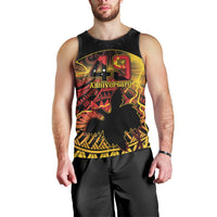 Personalised Papua New Guinea 49th Anniversary Men Tank Top Bird of Paradise Unity In Diversity LT9 - Polynesian Pride