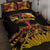 Personalised Papua New Guinea 49th Anniversary Quilt Bed Set Bird of Paradise Unity In Diversity