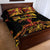 Personalised Papua New Guinea 49th Anniversary Quilt Bed Set Bird of Paradise Unity In Diversity