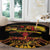 Personalised Papua New Guinea 49th Anniversary Round Carpet Bird of Paradise Unity In Diversity