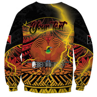 Personalised Papua New Guinea 49th Anniversary Sweatshirt Bird of Paradise Unity In Diversity LT9 - Polynesian Pride