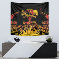 Personalised Papua New Guinea 49th Anniversary Tapestry Bird of Paradise Unity In Diversity LT9 - Polynesian Pride