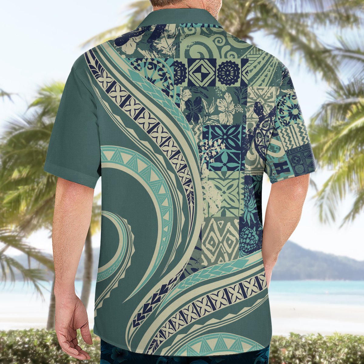 Hawaiian Hibiscus Tribal Vintage Motif Hawaiian Shirt Ver 1 LT9 - Polynesian Pride