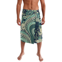Hawaiian Hibiscus Tribal Vintage Motif Lavalava Ver 1 LT9 Sea Green - Polynesian Pride