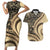 Hawaiian Hibiscus Tribal Vintage Motif Couples Matching Short Sleeve Bodycon Dress and Hawaiian Shirt Ver 2