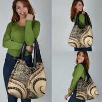 Hawaiian Hibiscus Tribal Vintage Motif Grocery Bag Ver 2 LT9 - Polynesian Pride