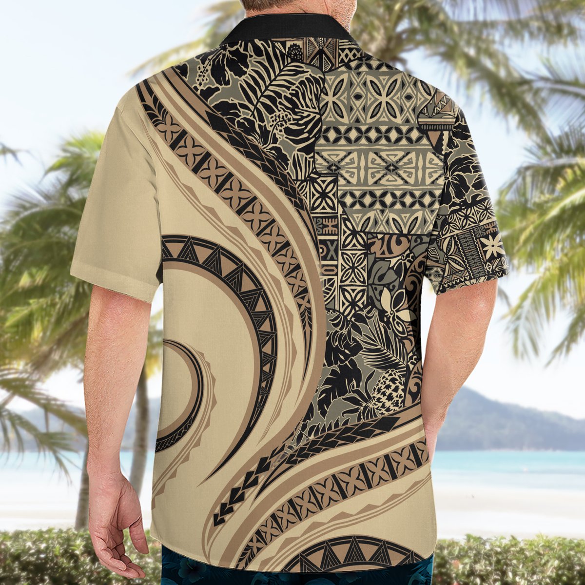 Hawaiian Hibiscus Tribal Vintage Motif Hawaiian Shirt Ver 2 LT9 - Polynesian Pride