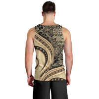 Hawaiian Hibiscus Tribal Vintage Motif Men Tank Top Ver 2 LT9 - Polynesian Pride