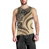 Hawaiian Hibiscus Tribal Vintage Motif Men Tank Top Ver 2 LT9 - Polynesian Pride