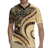 Hawaiian Hibiscus Tribal Vintage Motif Rugby Jersey Ver 2 LT9 - Polynesian Pride