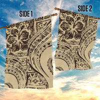 Hawaiian Hibiscus Tribal Vintage Motif Garden Flag Ver 3 LT9 - Polynesian Pride
