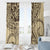 Hawaiian Hibiscus Tribal Vintage Motif Window Curtain Ver 3